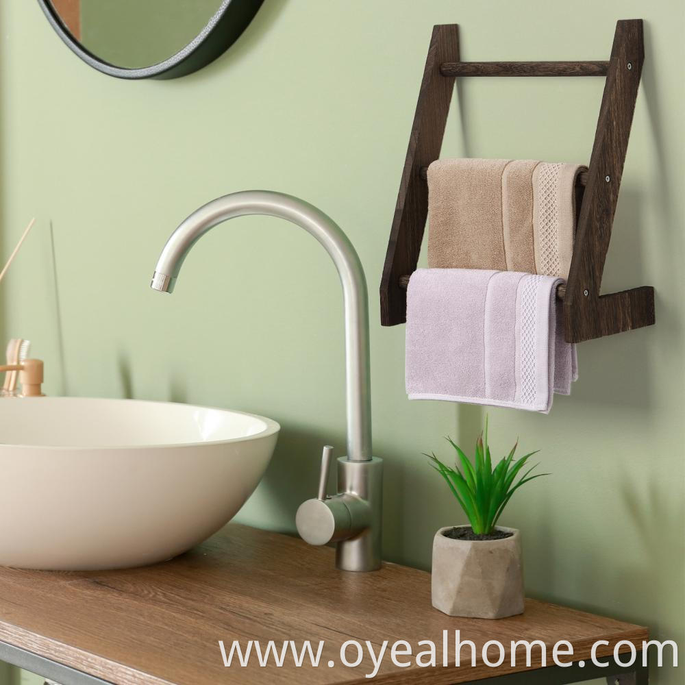 Wall Mounted Ladder Towel Rack